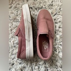 Vans mauve pink shoes size 6.5!
